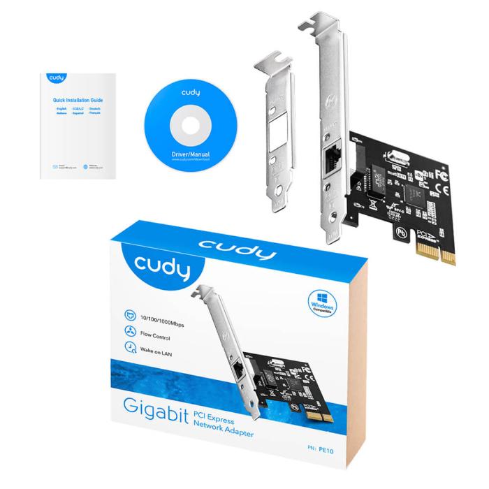 Bild 4, Cudy Cudy Adapter PCI-E PE25 2.5 Gigabit 1P Low Profile