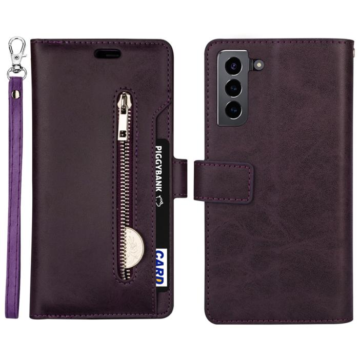 Bild 4,  Samsung Galaxy S22 Plus Fodral Multifunktionell Läder Svart