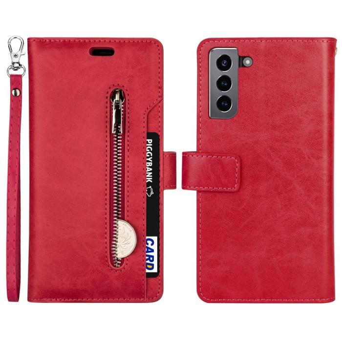 Bild 5,  Samsung Galaxy S22 Plus Fodral Multifunktionell Läder Svart
