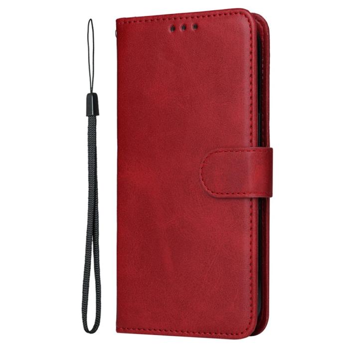 Bild 6,  Xiaomi Redmi Note 14 4G Fodral Läder Folio Röd