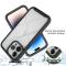  iPhone 15 Pro Skal 360 Hybrid Defense Svart