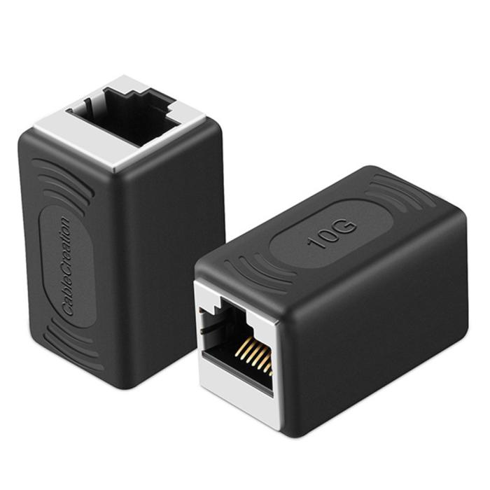 Bild 2, CableCreation CableCreation Cat6a RJ45 Nätverksadapter 10 Gbit/s Svart