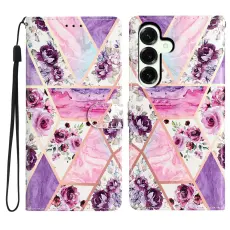  Samsung Galaxy A57 5G Fodral Med Tryck Lila Marmor