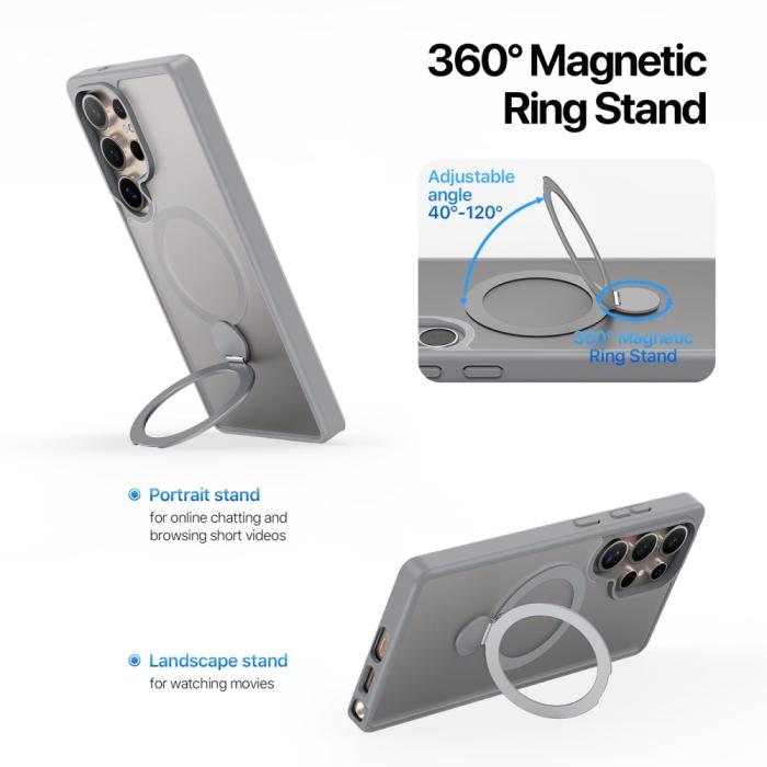 Bild 5, DUX DUCIS DUX DUCIS Galaxy S25 Ultra Skal MagSafe Kickstand Yind Series