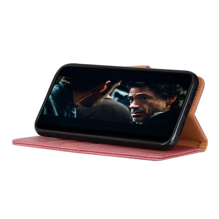 Bild 6, KHAZNEH KHAZNEH Xiaomi Redmi 9C Fodral Läder Rosa