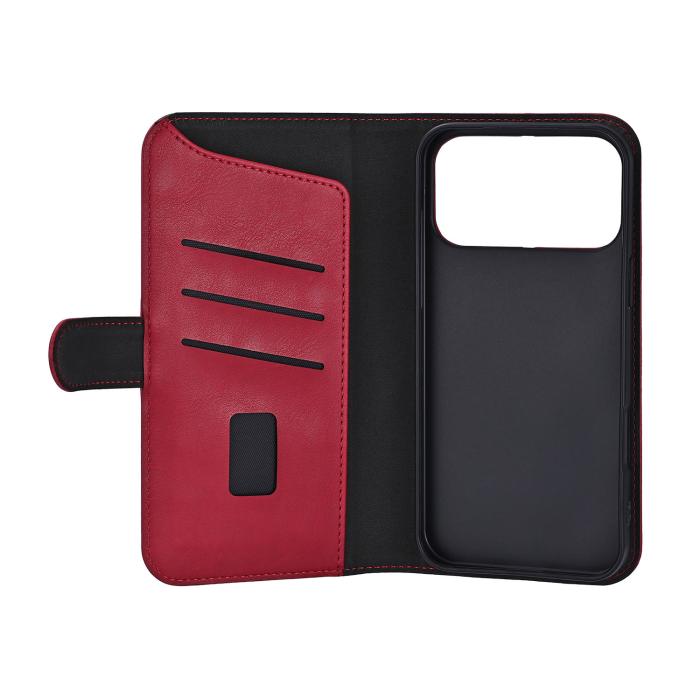 Bild 3, Gear Gear iPhone 17 Pro Max Fodral MagSafe Läder Deep Red