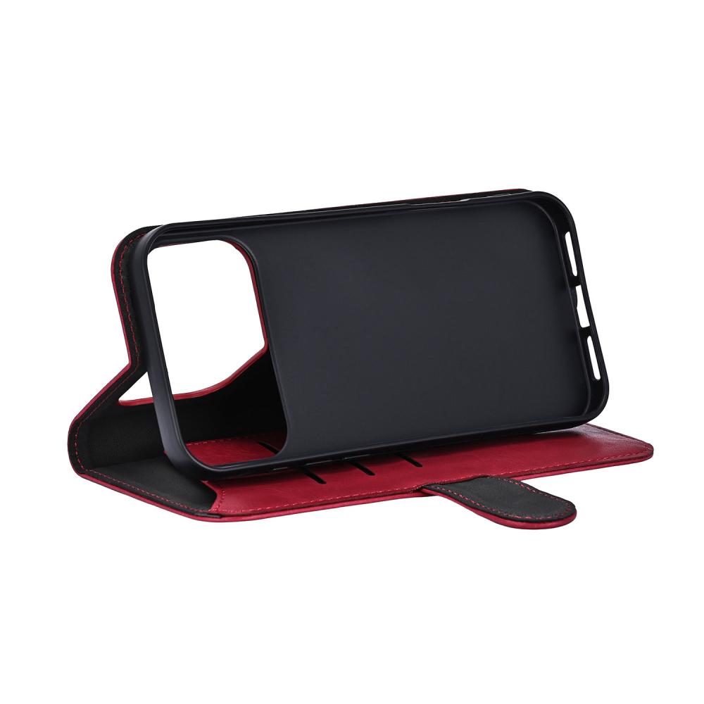 Gear Gear iPhone 17 Pro Max Fodral MagSafe Läder Deep Red