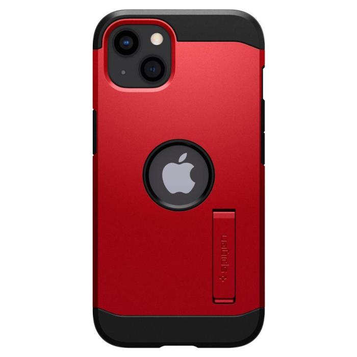 Bild 2, Spigen Spigen iPhone 13 Skal Tough Armor Röd