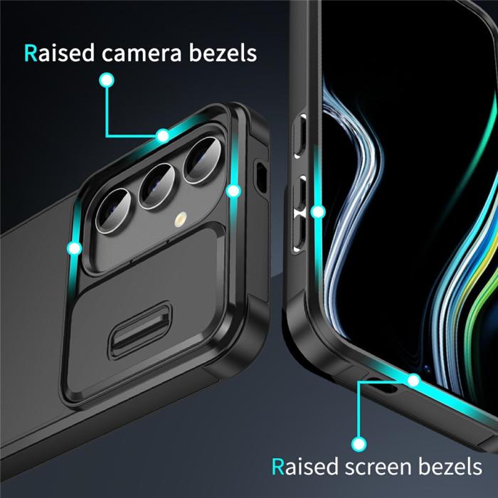 Bild 5,  Samsung Galaxy A37 5G Skal Hybrid Armor CamCover Blå