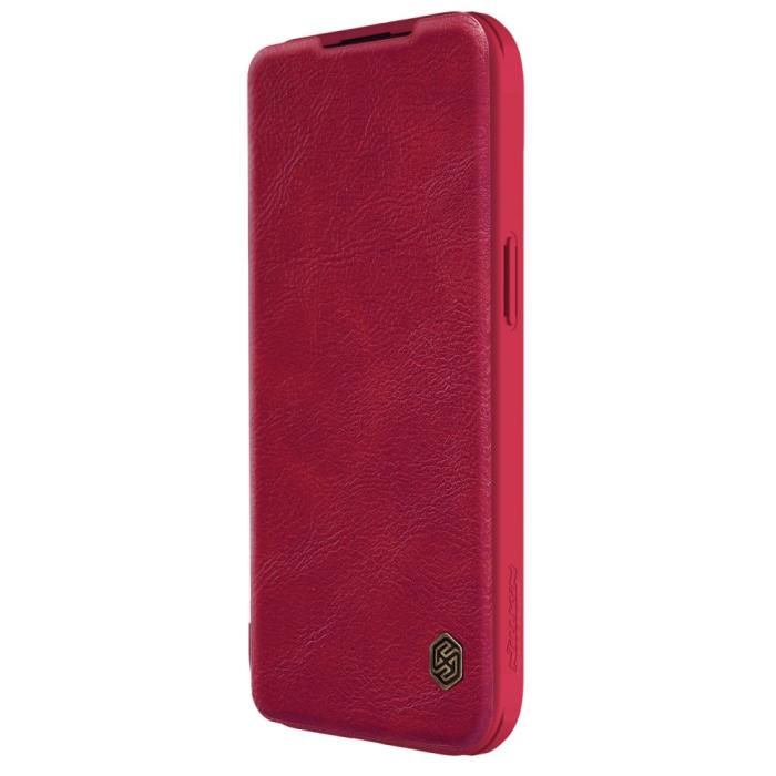 Bild 4, NILLKIN NILLKIN iPhone 15 Plus Fodral Qin CamShield Röd