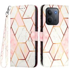  Xiaomi Redmi 15C Fodral Med Tryck Rosa Marmor