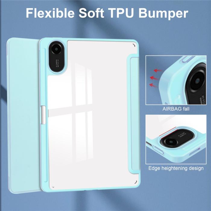 Bild 5,  Xiaomi Redmi Pad 2 Fodral Tri-Fold Hybrid Blå