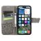  iPhone 16 Fodral Fjäril Tryck Grå