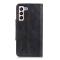  Samsung Galaxy S22 Plus Fodral Magnetisk Mässing Svartc