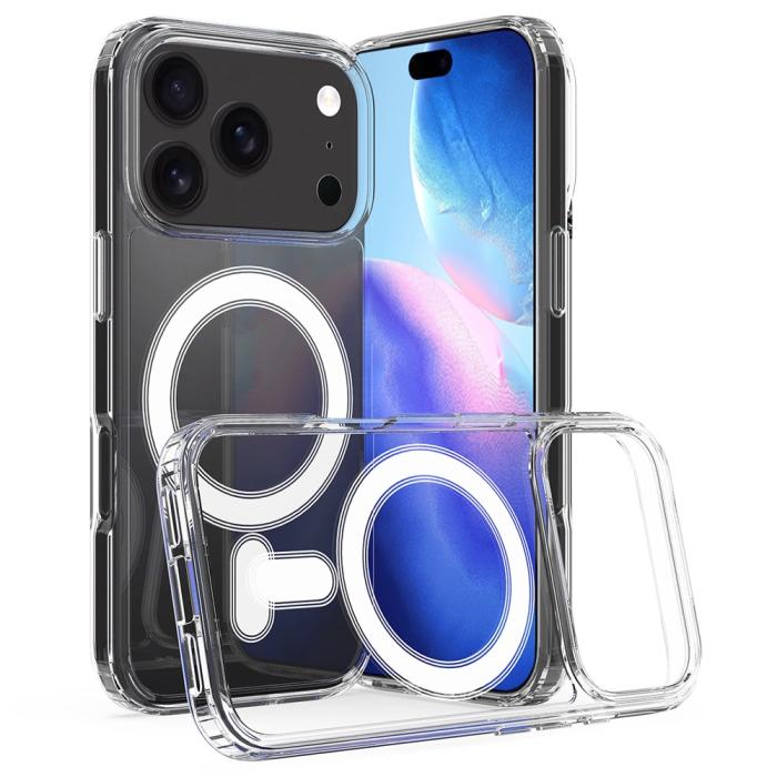 Bild 2,  iPhone 17 Pro Max Skal MagSafe Hybrid Transparent