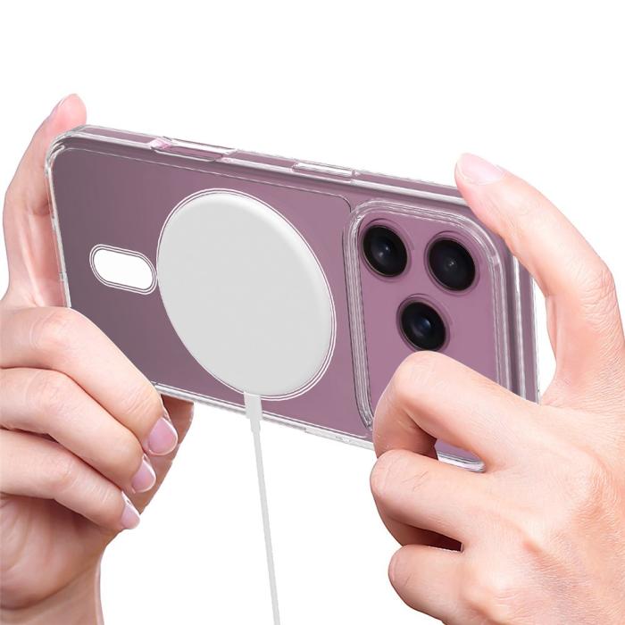 Bild 6,  iPhone 17 Pro Max Skal MagSafe Hybrid Transparent