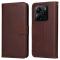  Xiaomi Redmi Note 14 4G Fodral Läder Folio Brun