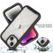  iPhone 15 Skal 360 Hybrid Defense Svart