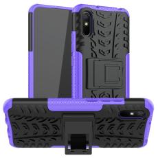  Xiaomi Redmi 9A - St&ouml;tt&aring;ligt Skal med St&ouml;d - Lila