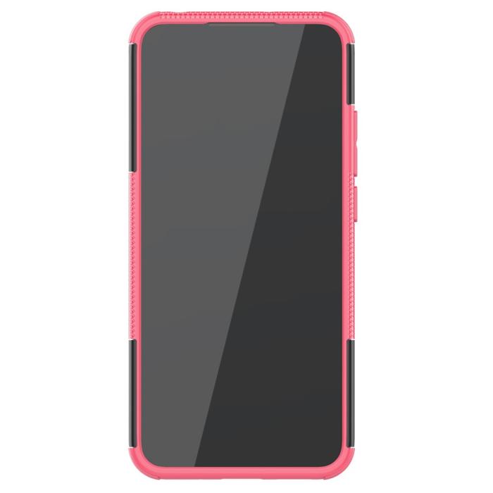 Bild 5,  Xiaomi Redmi 9A - Stöttåligt Skal med Stöd - Rosa