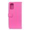  OnePlus 8T / 8T+ - Litchi Läder Fodral - Rosa