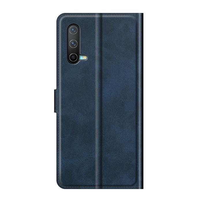 Bild 3,  OnePlus Nord CE 5G - Solid Läder Fodral - Blå