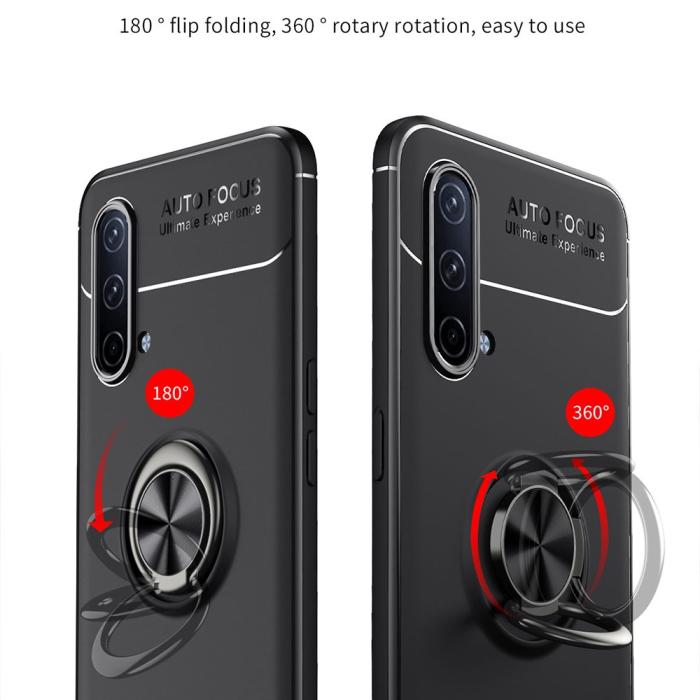 Bild 2,  OnePlus Nord CE 5G - Ring Skal - Svart/Röd
