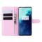  OnePlus 7T Pro - Litchi Plånboksfodral - Ljus Rosa