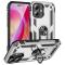  iPhone 16 Plus Skal Med Ring Hybrid Silver