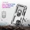  iPhone 16 Plus Skal Med Ring Hybrid Silver