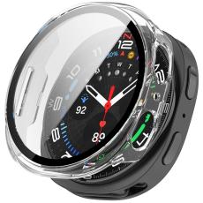  Galaxy Watch 8 44 mm Skal Med Sk&auml;rmskydd Transparent