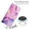  Samsung Galaxy A57 5G Fodral Läder Marmor Lila