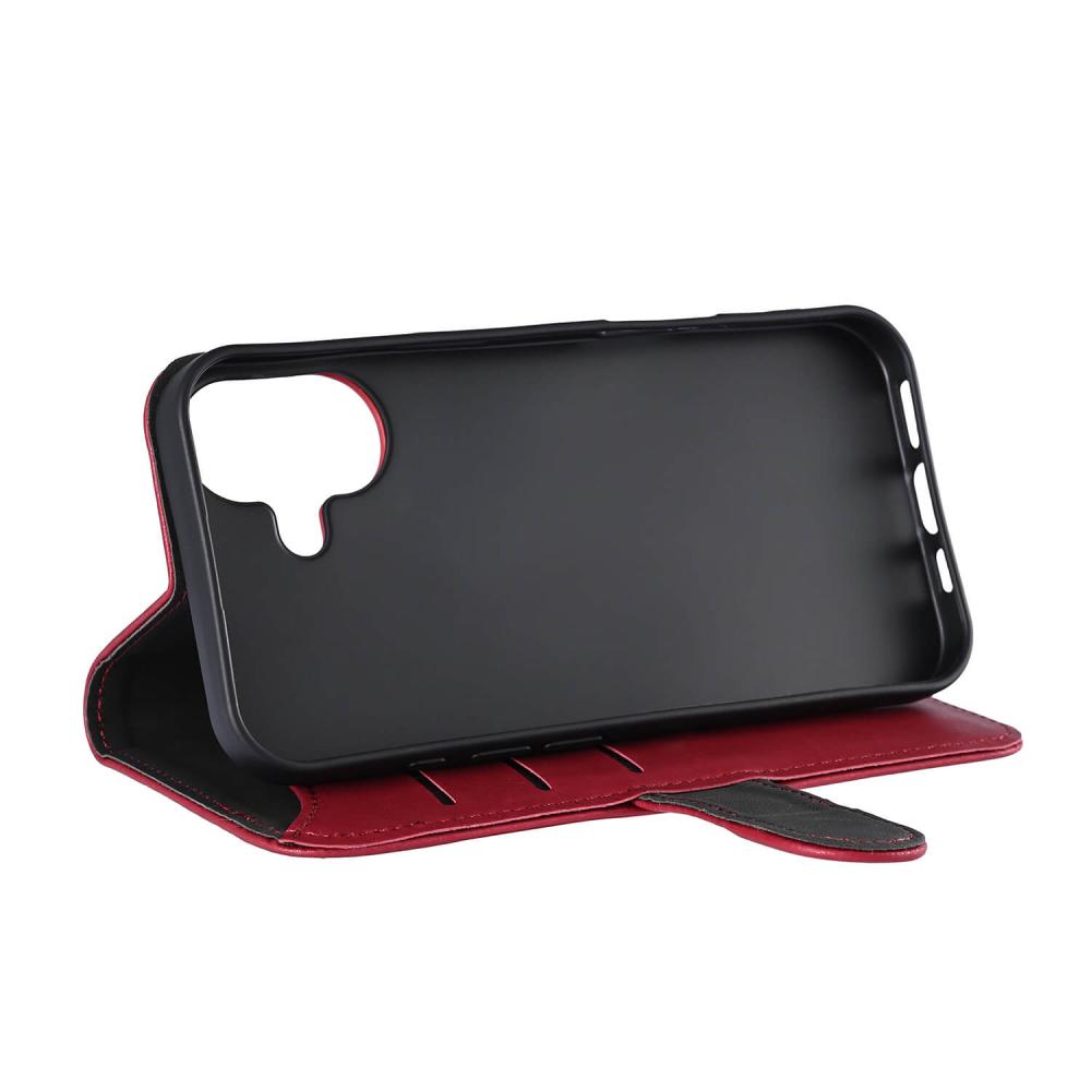 Gear Gear iPhone 16 Fodral MagSeries Läder Deep Red