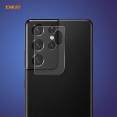 ENKAY ENKAY Samsung Galaxy S21 Ultra Linsskydd H&auml;rdat Glas