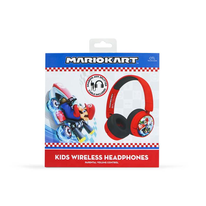 Bild 2, OTL Super Mario Hörlur On-Ear Junior Trådlös 85dB/95dB