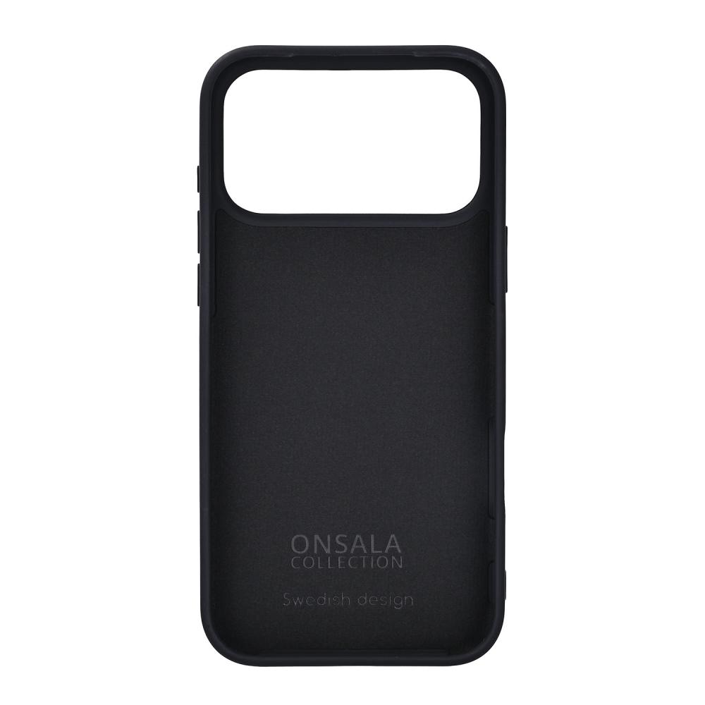 Onsala Onsala iPhone 17 Pro Max Mobilskal Med Silikonkänsla Svart
