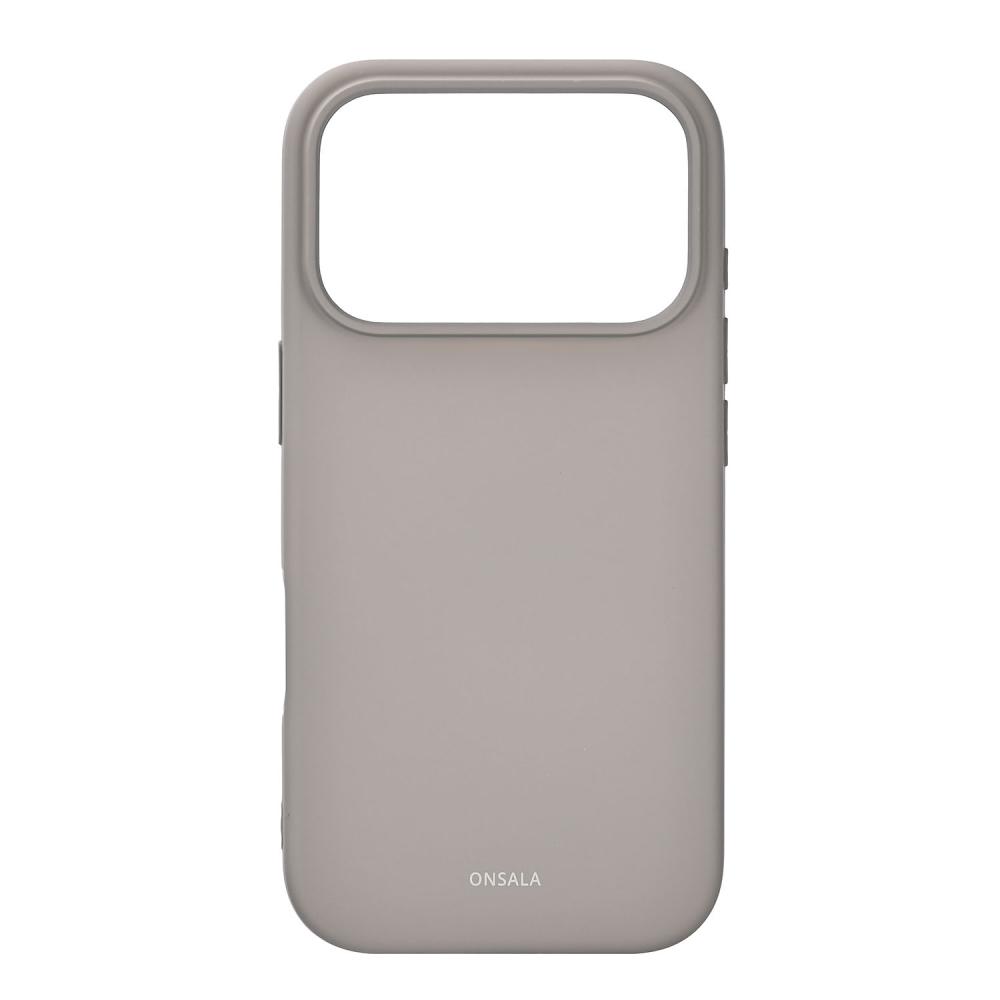 Onsala Onsala iPhone 17 Pro Mobilskal Med Silikonkänsla Concrete