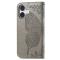  iPhone 16 Fodral Fjäril Tryck Grå