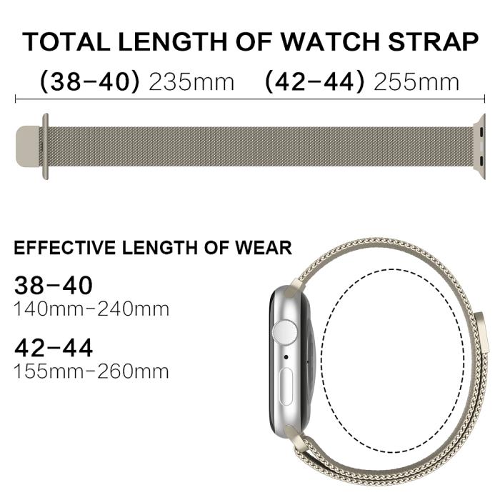 Bild 4, ColorPop ColorPop Milanese Loop Metall Armband Apple Watch 42/44/45/46/49 mm