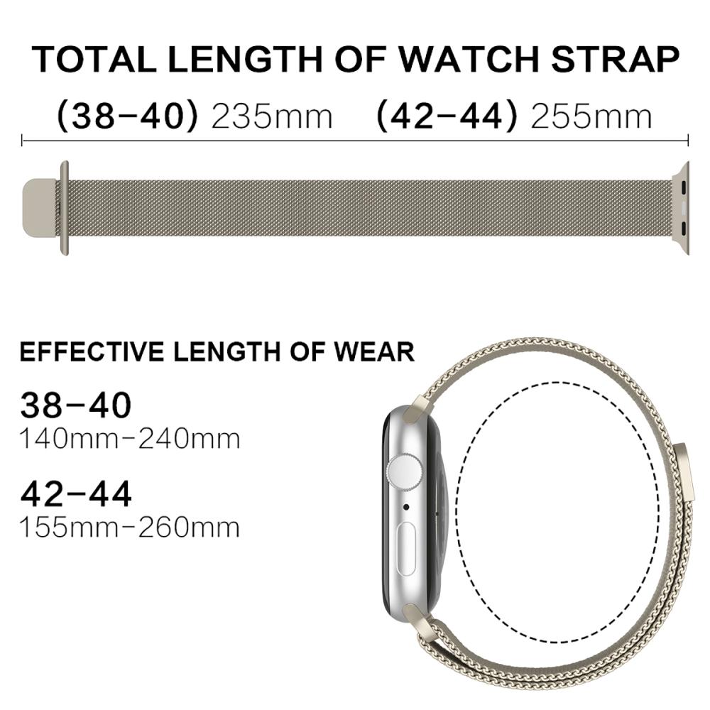 ColorPop ColorPop Milanese Loop Metall Armband Apple Watch 42/44/45/46/49 mm