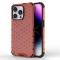  iPhone 15 Pro Skal Shockproof Honeycomb Röd