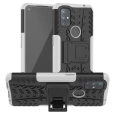  OnePlus Nord N10 5G - Ultimata St&ouml;tt&aring;liga Skalet med St&ouml;d - Vit