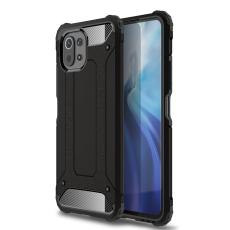  Xiaomi Mi 11 Lite - Shockproof Armor Hybrid Skal - Svart