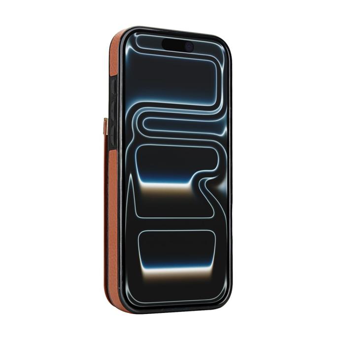 Bild 4,  iPhone 18 Pro Max/17 Pro Max Skal med Kortfack Brun