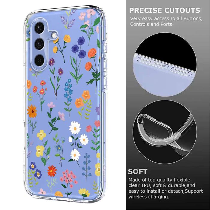 Bild 5,  Samsung Galaxy A27 5G Skal TPU Blommor Prästkragar