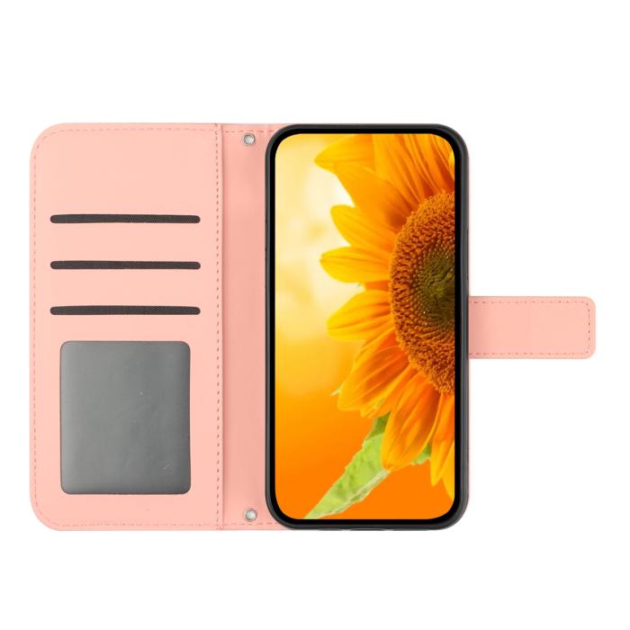 Bild 2,  Xiaomi 17T Pro Fodral Läder Solros Ljus Rosa
