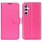 Samsung Galaxy A54 5G Fodral Litchi Läder Rosa