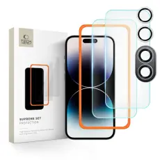 Tech-Protect Tech-Protect iPhone 16 3-PACK Sk&auml;rmskydd/Linsskydd