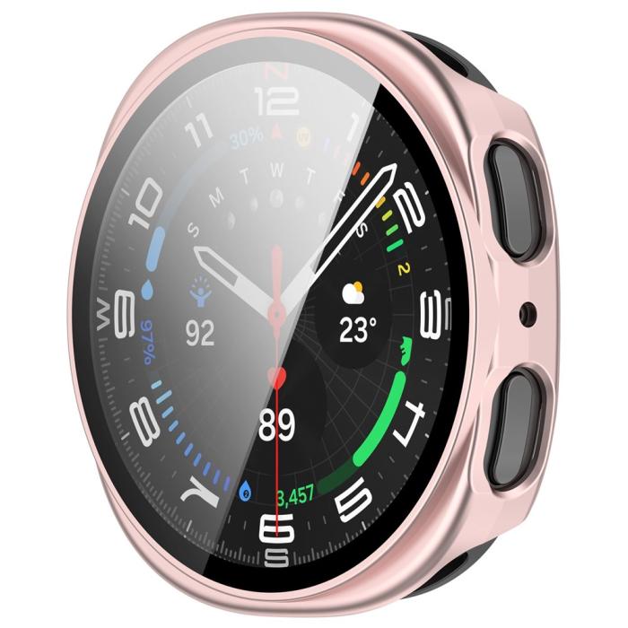 Bild 2,  Samsung Galaxy Watch 8 44 mm Skal Med Skärmskydd Rosa