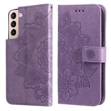  Samsung Galaxy S22 Fodral Mandala Blomma Lila